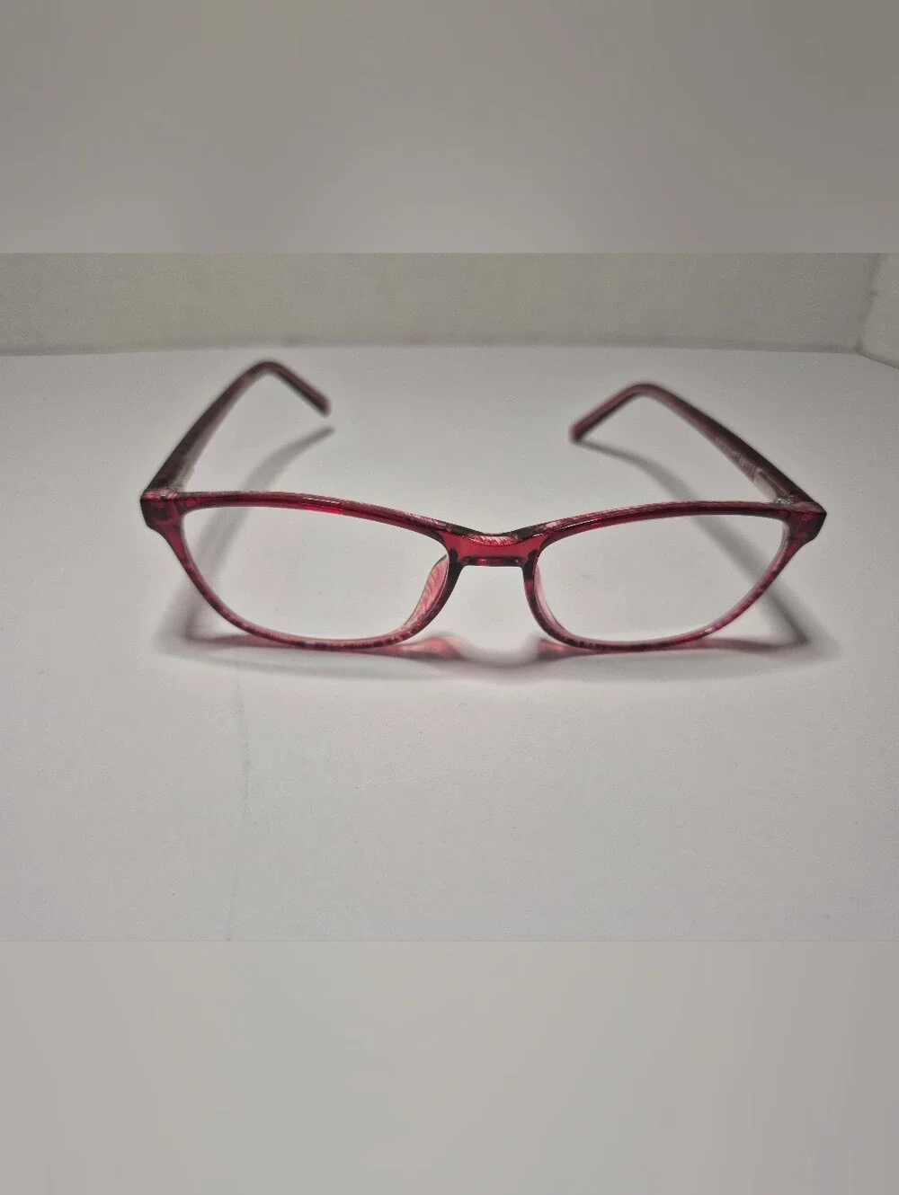 Women's Red Rectangle Reading Glasses - Fashion Frame